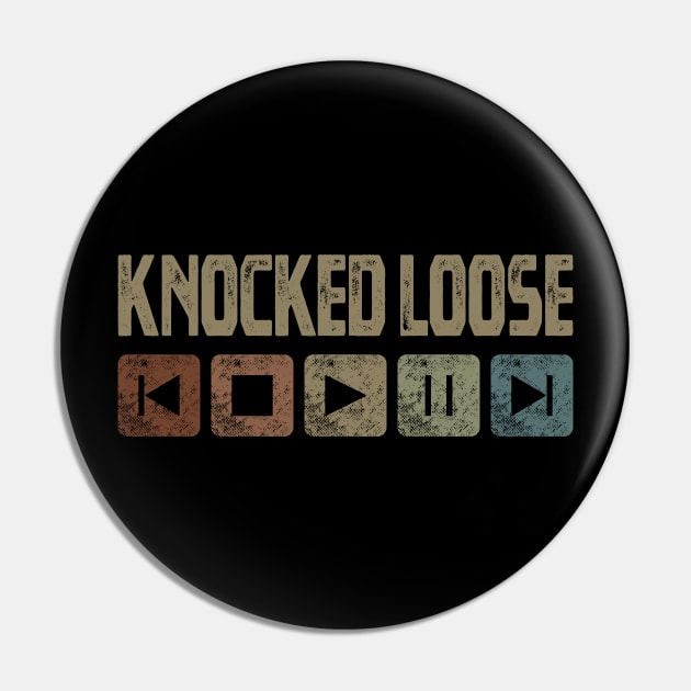 Knocked Loose Control Button Pin by besomethingelse