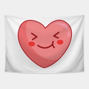 Cute Heart Tapestry