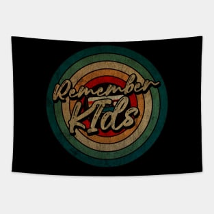 Remember KIds - Vintage Circle kaset Tapestry