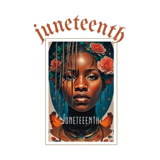 juneteenth African American woman T-Shirt