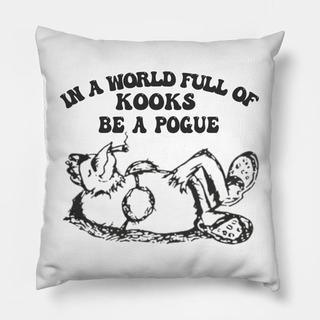 Poguelandia Flag Pillow by EdStark