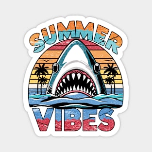 Shark Summer Vibes Magnet