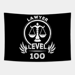 Level 100 Lawyer Gift For Lawyer Tapestry