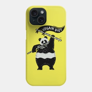 Panda Vegan Diet Phone Case