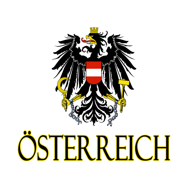 Austria (in German) - Austrian Coat of Arms Design by Naves
