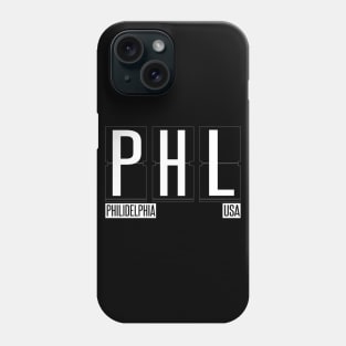 PHL - Philadelphia, PA Airport Code Souvenir or Gift Shirt Phone Case