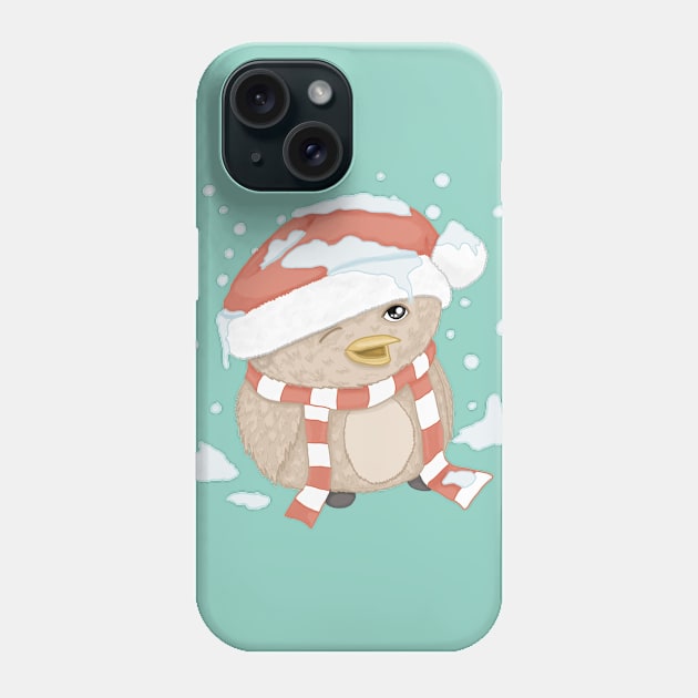 Lil Christmas Birdy Guy Phone Case by Chelzzi