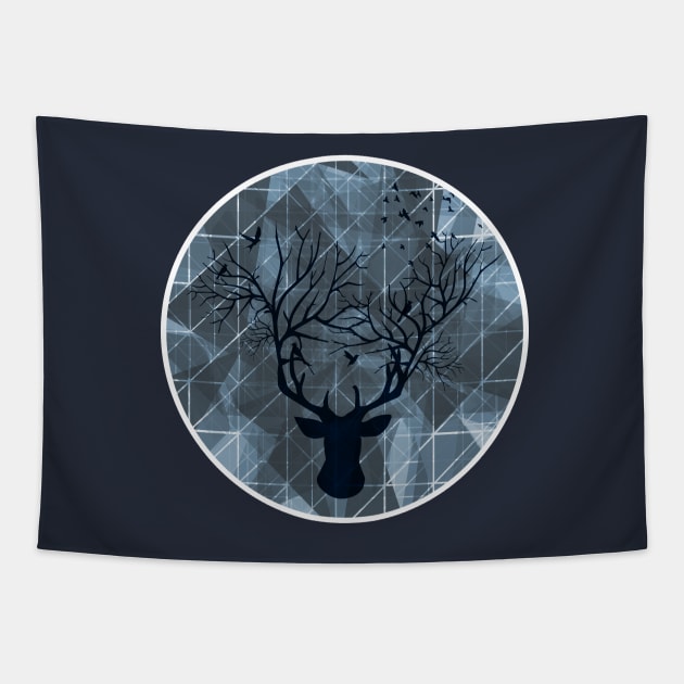 The Stag Tapestry by modernistdesign