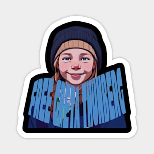 free greta  thunberg Magnet