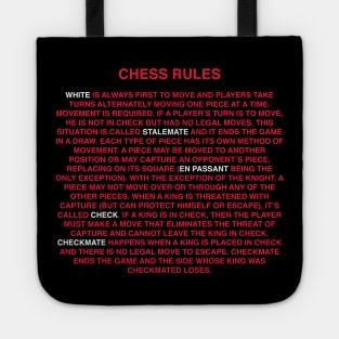 Chess Rules Tote