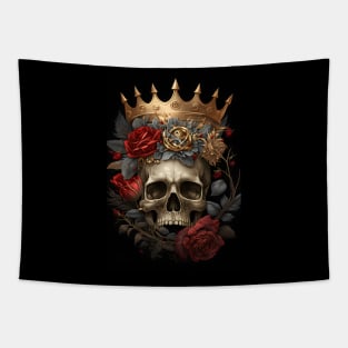 Skull and Crown, generative AI Tapestry