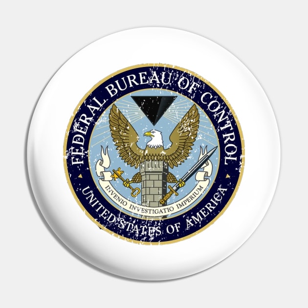 Federal Bureau of Control | Control Game Logo | Clean Logo Pin by OrionBlue