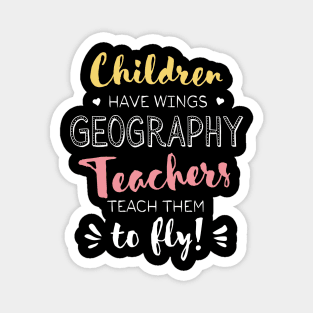 Geography Teacher Gifts - Beautiful Wings Quote Magnet