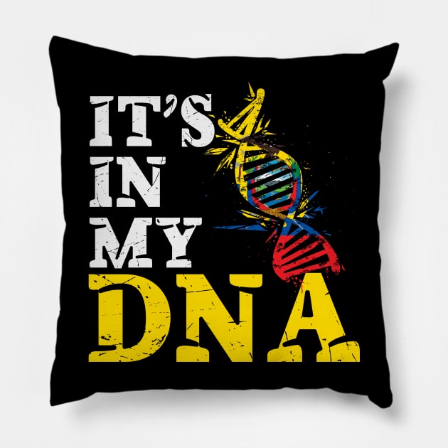 It's in my DNA - Ecuador Pillow by JayD World