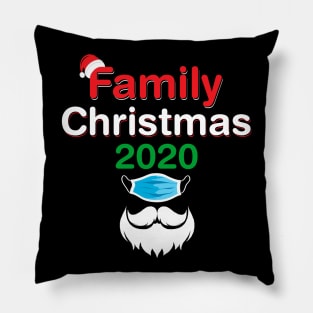 Quarantine Christmas 2020, Cute Xmas Pajamas Family Gifts Tee Pillow