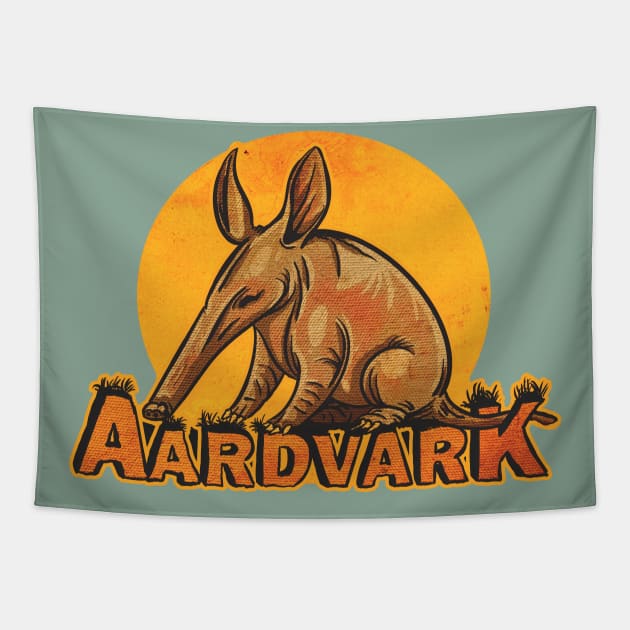 Aardvark Wildlife Tapestry by Deep Box