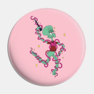 Magical Squidward Transformation Pin