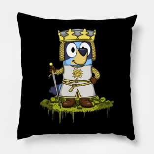 hero bluey funny Pillow