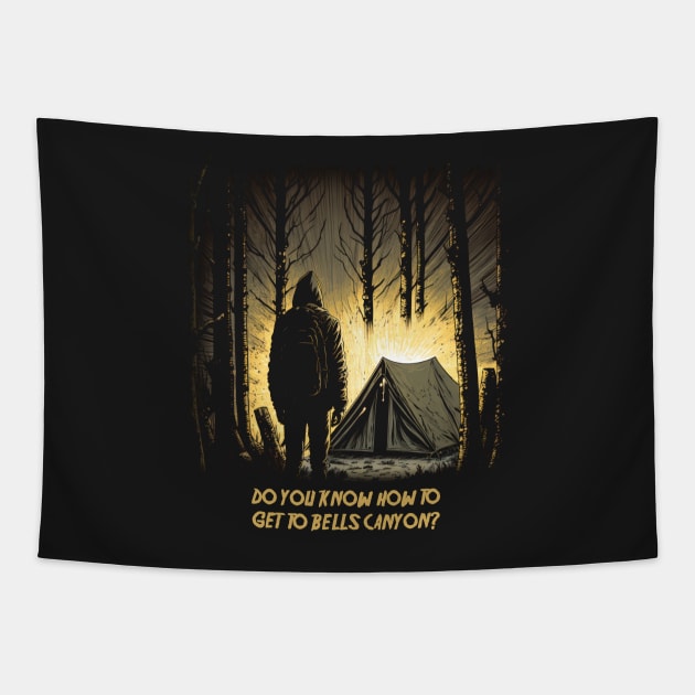 Do you know how to get to Bells Canyon? Tapestry by A Badger