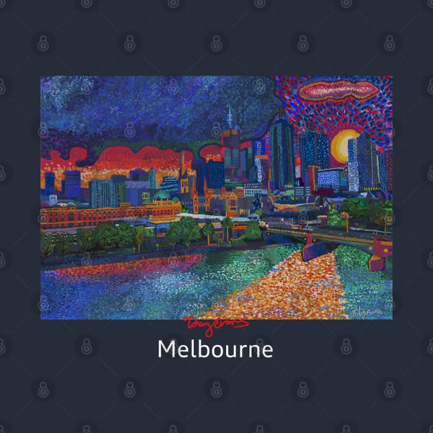 City of Melbourne by tobycentreart