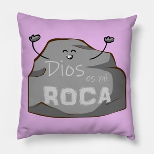 Dios es mi roca Pillow