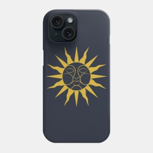 Folk Horror Wickerman Sun Sigil Phone Case