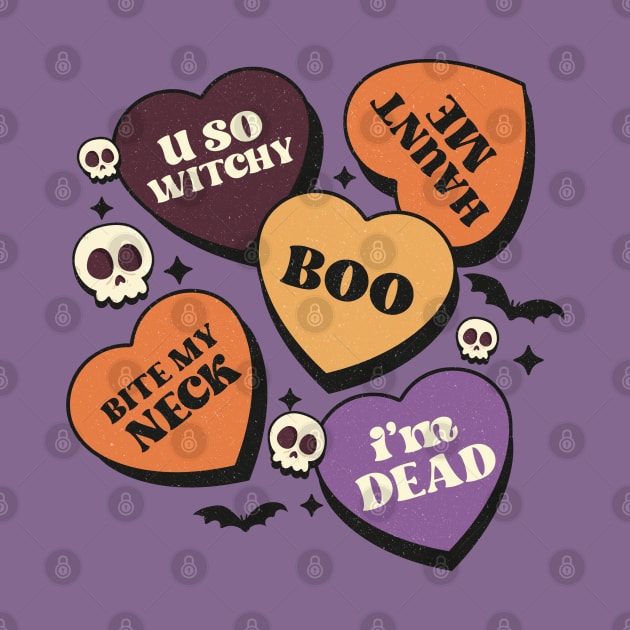 Halloween Conversation Hearts by Erin Decker Creative