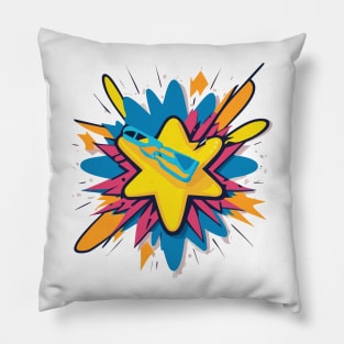 pop art explosion Pillow