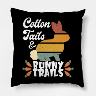 Cotton tails & bunny trails Pillow