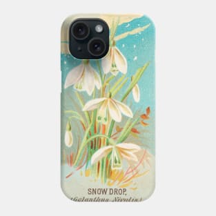 Snowdrop (Galanthus Nivalis) Phone Case