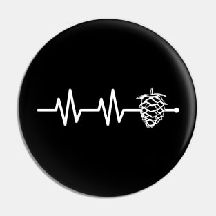 Heartbeat Beer Hop 01 Pin