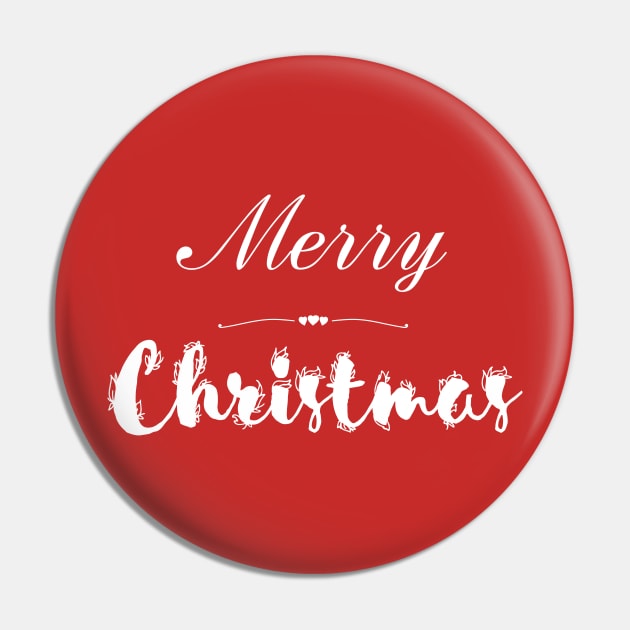 Merry Christmas Pin by Ulka.art