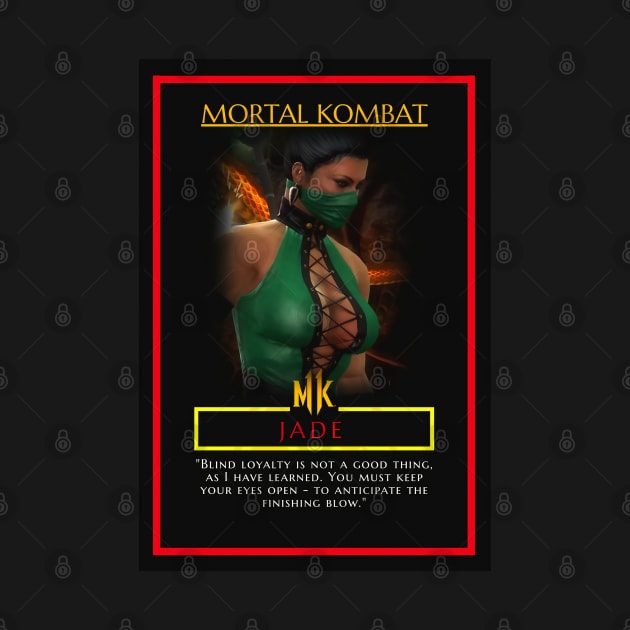 Jade Mortal Kombat (MK) Characters, Poster,sticker and more. by Semenov