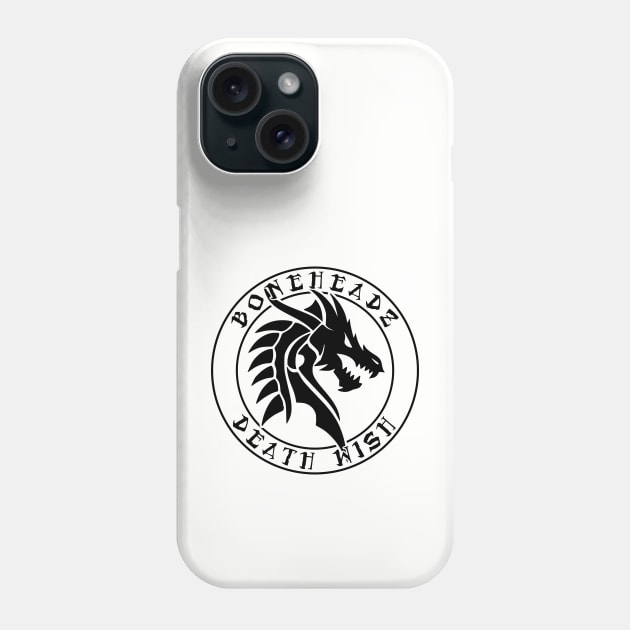 Death Wish by BoneheadZ Phone Case by Lifeline/BoneheadZ Apparel