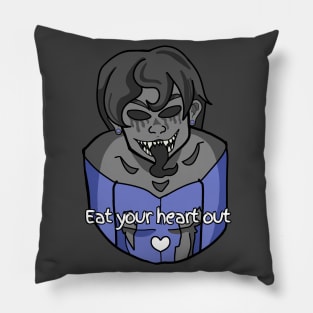 Eyeless Jack with Text Pillow