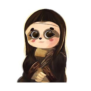 slowlisa with no background, beautiful sloth named lisa like mona lisa T-Shirt