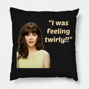 New Girl Funny Quote Pillow