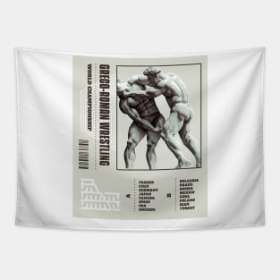 Greco Roman Wrestling Tapestry