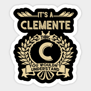 Clemente 21 Vintage T Shirt Sticker for Sale by DanielleEakins