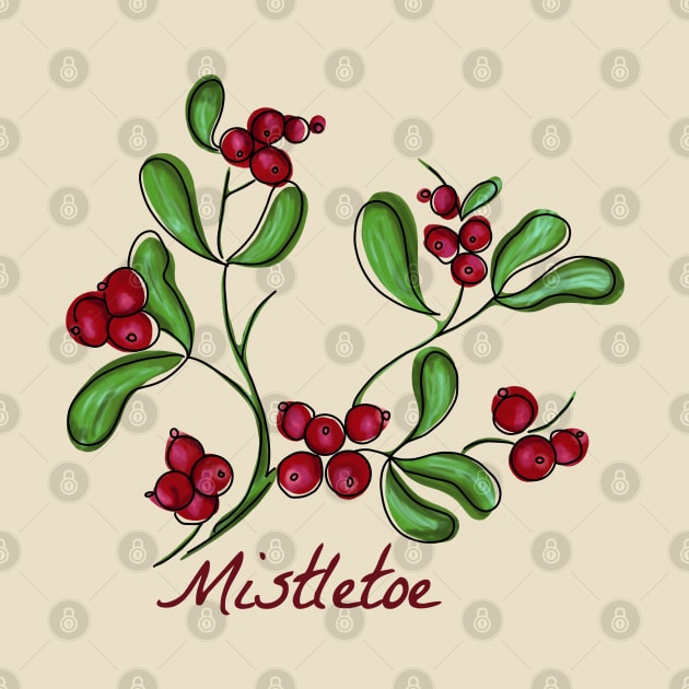 Mistletoe by Slightly Unhinged