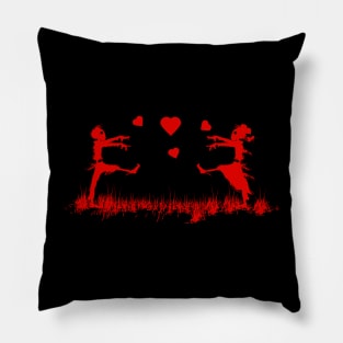 Zombies in Love Pillow