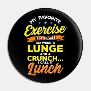 anti exercise Pin