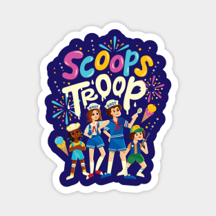 Scoops Troop Magnet