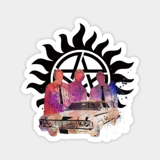 Supernatural Sam Dean Castiel Impala Magnet