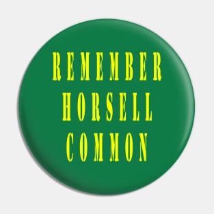 Remember Horsell Common Pin