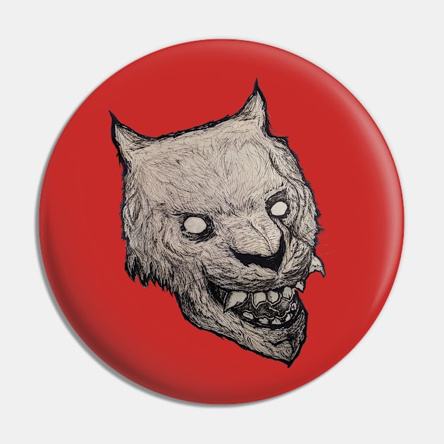 Demon wolf Pin by Squeeze gently