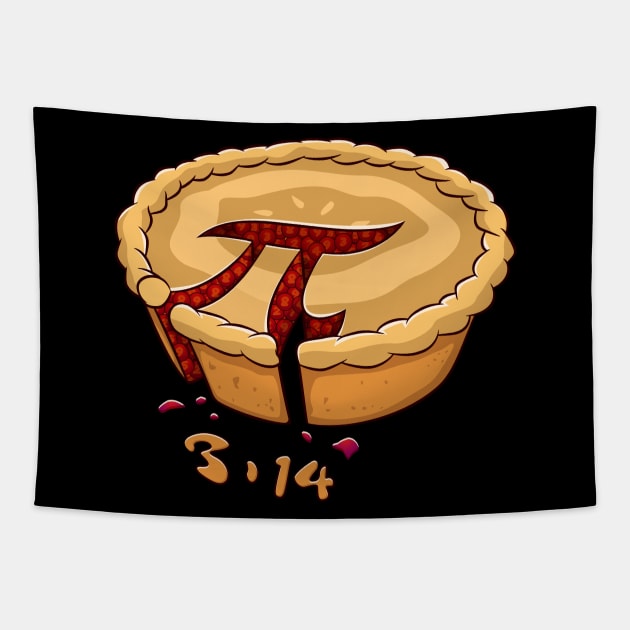 Happy Pi Day 3.14 Teachers Love Math Funny Geek Tapestry by teeleoshirts