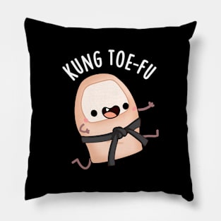 Kung Toe-fu Funny Big Toe Puns Pillow