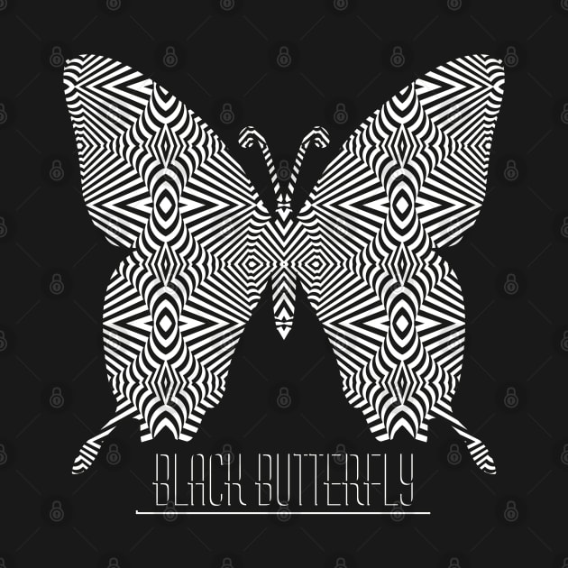 Black white Butterfly by mkbl