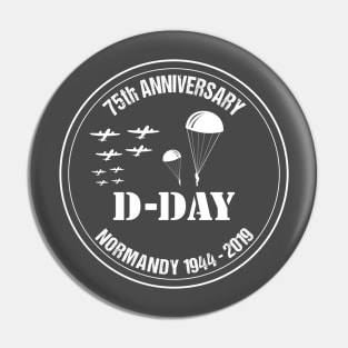 D-Day 75th Anniversary 2019 Normandy Landings Invasion Veteran Shirt Pin